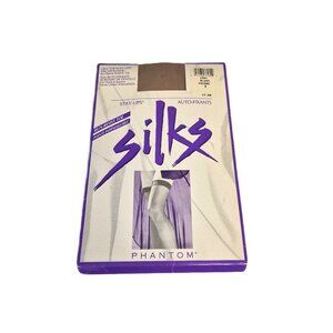 Vintage Silks by Phantom Lace-Top Stay-Ups Blush Poudre Size B Ornate Lace Sexy